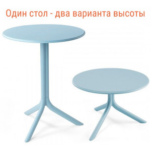 Стол пластиковый обеденный Spritz + Spritz Mini