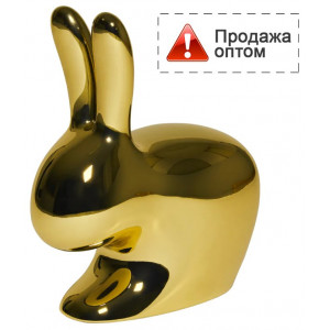 Стул пластиковый детский Rabbit Baby Metal Finish