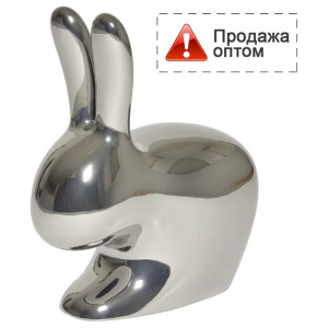 Стул пластиковый детский Rabbit Baby Metal Finish