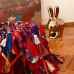 Стул пластиковый детский Rabbit Baby Metal Finish