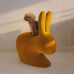 Стул пластиковый детский Rabbit Baby Velvet Finish