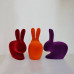 Стул пластиковый детский Rabbit Baby Velvet Finish