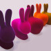 Стул пластиковый детский Rabbit Baby Velvet Finish