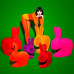 Стул пластиковый детский Rabbit Baby Velvet Finish
