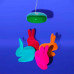 Стул пластиковый детский Rabbit Baby Velvet Finish