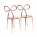Комплект пластиковых стульев Ribbon Metal Finish Set 2