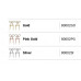 Комплект пластиковых стульев Ribbon Metal Finish Set 2