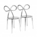 Комплект пластиковых стульев Ribbon Metal Finish Set 2