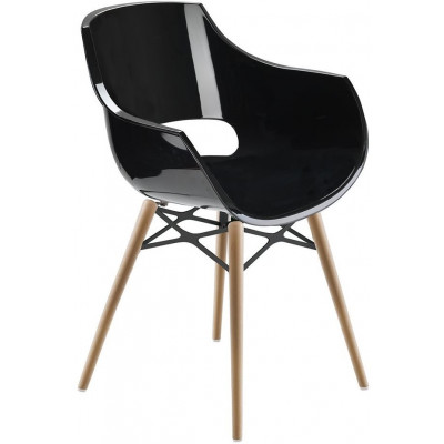 Кресло пластиковое Opal Wox Beech