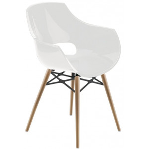 Кресло пластиковое Opal Wox Beech
