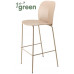 Стул пластиковый барный Mentha Go Green