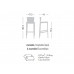 Стул пластиковый барный Spyker Stool