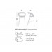 Кресло барное с обивкой Moema Stool 78