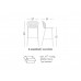 Стул плетеный барный Sanela Stool 75