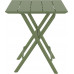 Стол пластиковый складной Helen Folding Table 60, оливковый, 600х600х740 мм