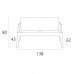 Диван пластиковый двухместный Box Sofa