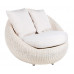 Кресло плетеное с подушкой Bubble Armchair