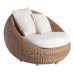 Кресло плетеное с подушкой Bubble Armchair