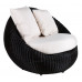 Кресло плетеное с подушкой Bubble Armchair