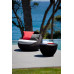 Кресло плетеное с подушкой Bubble Armchair