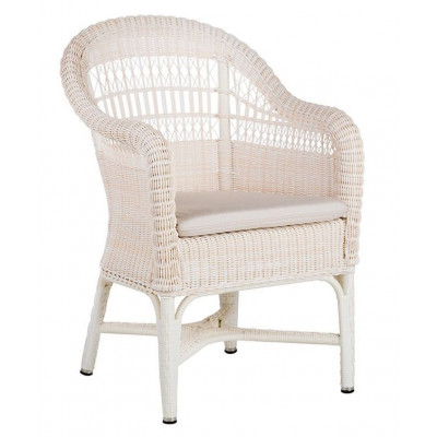 Кресло плетеное с подушкой Alga Armchair