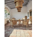 Стол плетеный обеденный Alga Dining table 120