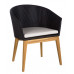 Кресло плетеное с подушкой ARC Dining Armhair