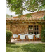 Кресло плетеное с подушкой ARC Dining Armhair