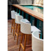 Стул плетеный барный с подушкой ARC Bar Stool