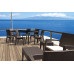 Диван пластиковый плетеный двухместный с подушкой Miami Lounge Sofa
