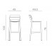 Стул пластиковый барный Cassia Stool