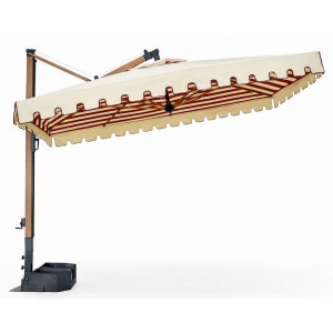 Зонт профессиональный 3х3 м с подсветкой Galileo Wood Light